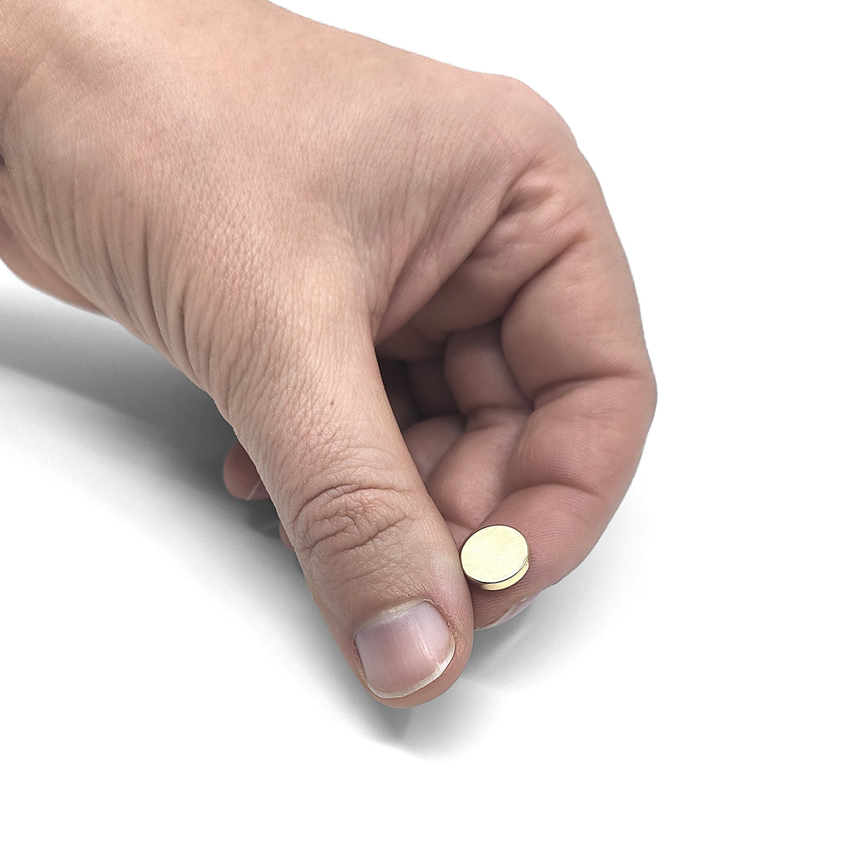 Supermagnet 10x2 mm, Guld