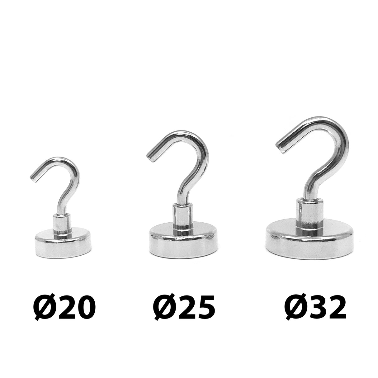 Krokmagnet Ø32 mm (neodymium)