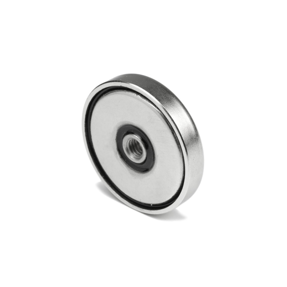 Magnet m. invändig gänga, Ø40 mm