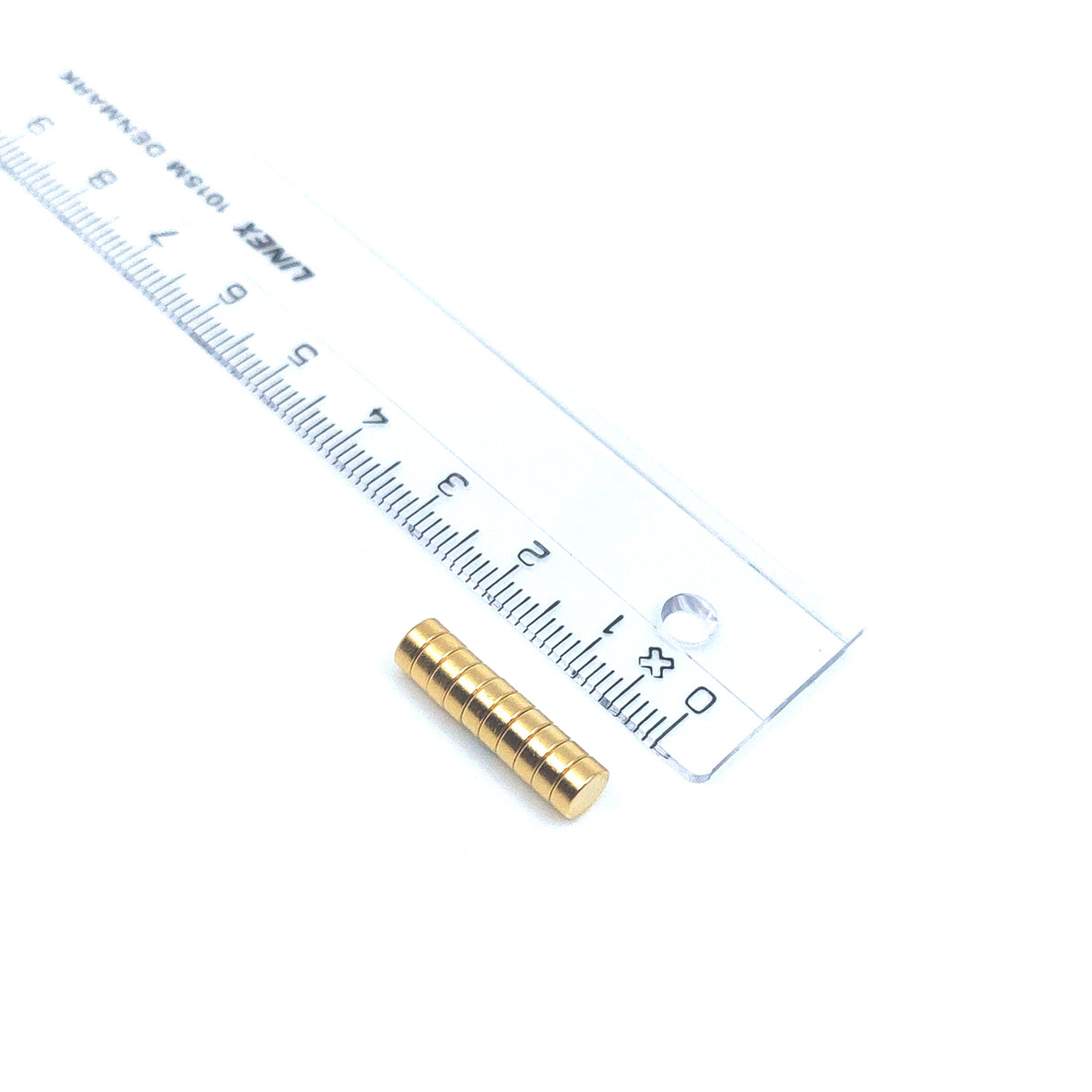 Supermagnet 5x2 mm, Guld