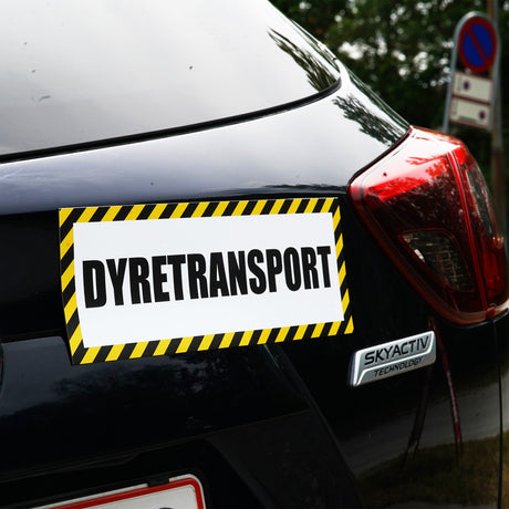 DJURTRANSPORT #1 - magnetskylt för bil