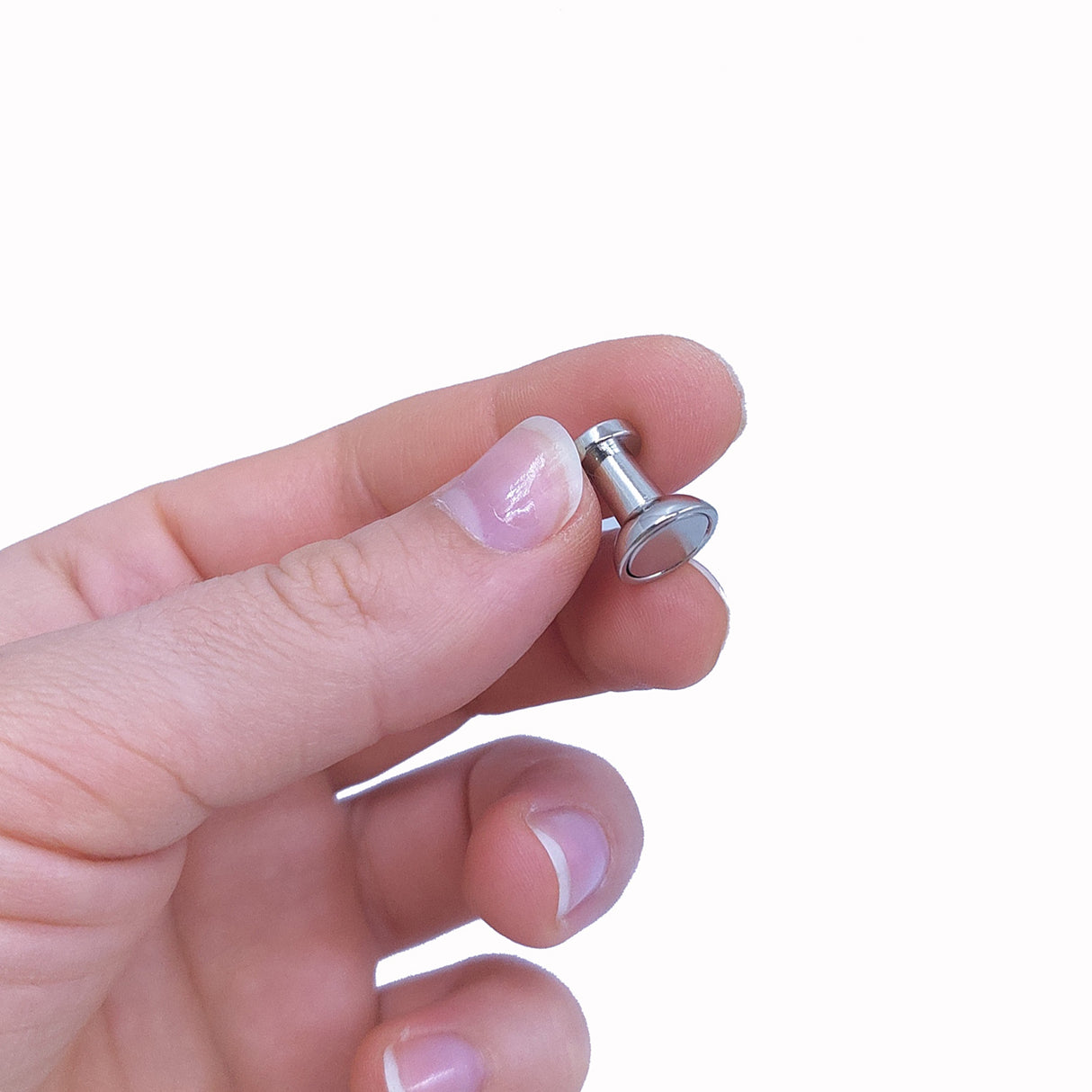 STIFT magneter metall, 10 st - kylskåpsmagneter