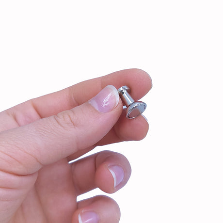 STIFT magneter metall, 10 st - kylskåpsmagneter