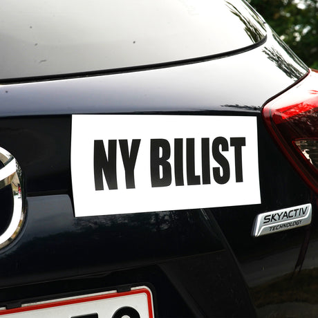 NY FÖRARE #2 - magnetskylt för bil