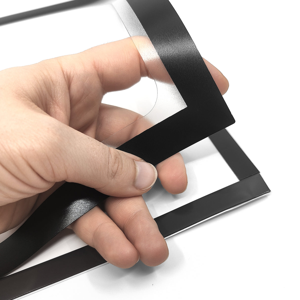 Magnetisk ficka, Svart A4 m/skrivfält