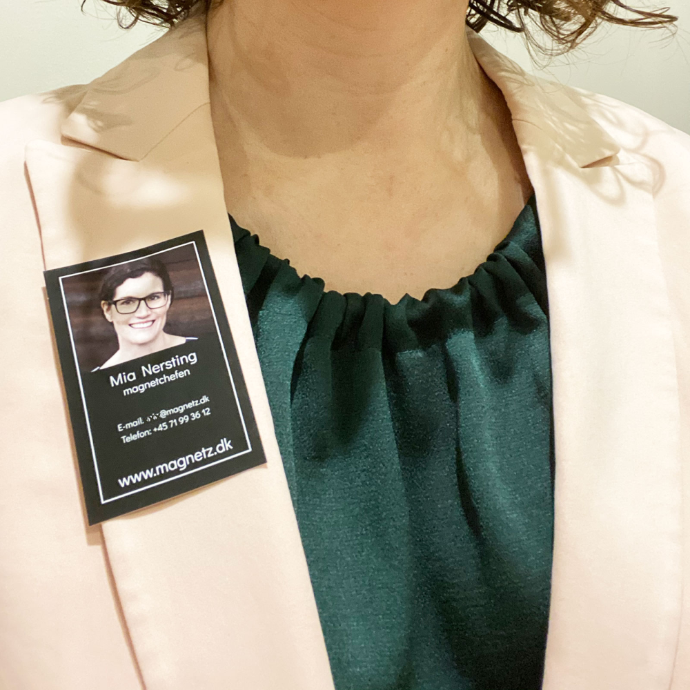 Extra stålbitar för namnskyltar (självhäftande), 10-pack