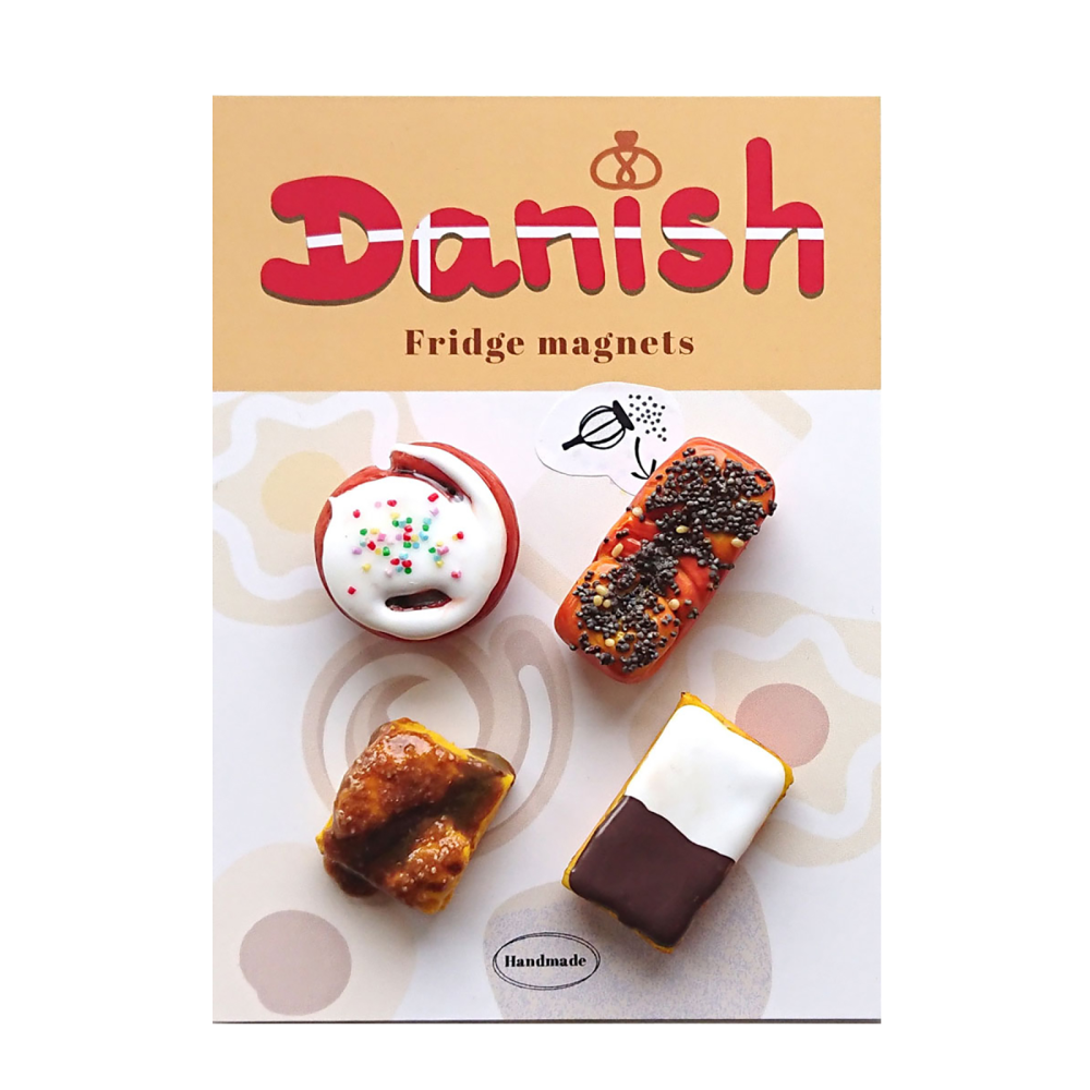Danska Kakor (VOL. 2) 4 st - kylskåpsmagneter