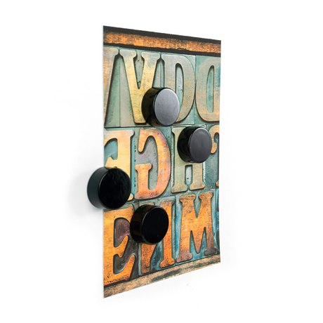 BLACK METAL magneter, 4 st