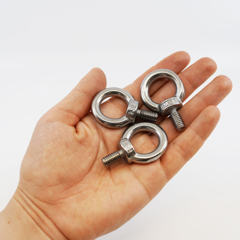 Krok med sluten ögla M8 - stark