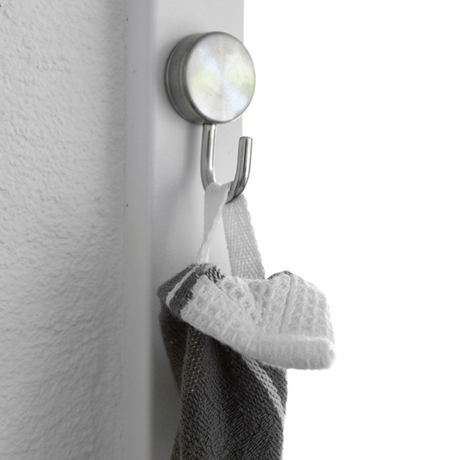 PORTA magnetkrokar Ø25 mm, Silver 2-pack