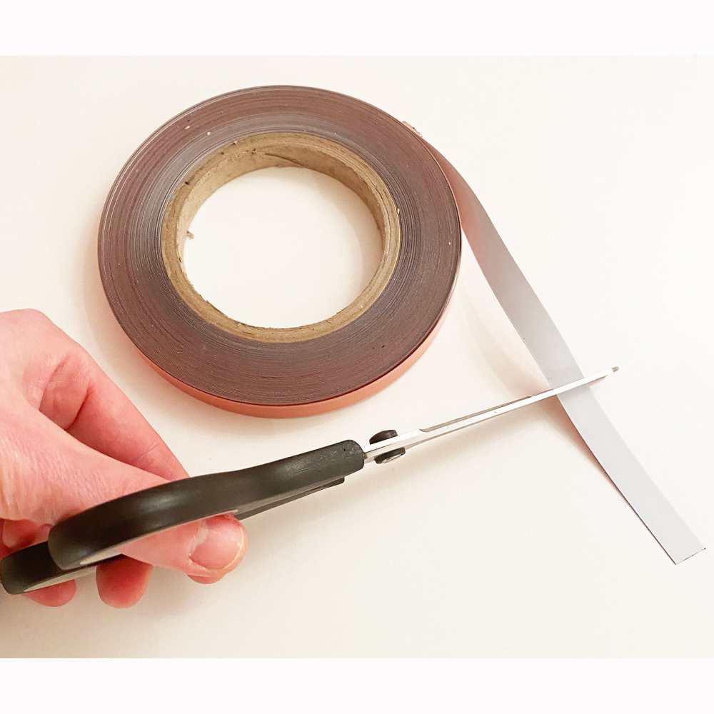 Metall tejp vit, 35 mm x 3 meter rulle