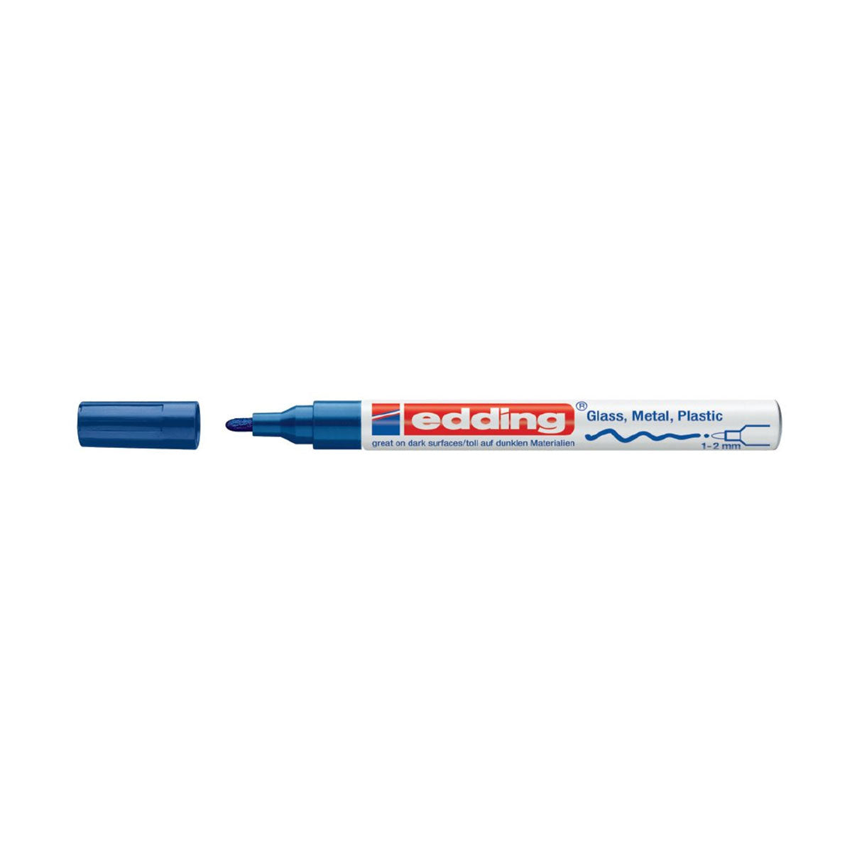 Edding 751 Paint Marker, Blå (1-2 mm)