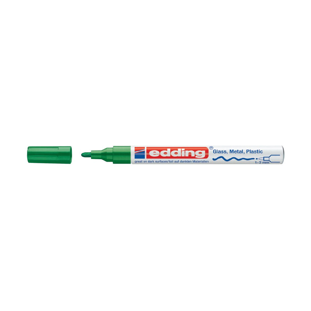 Edding 751 Paint Marker, Grön (1-2 mm)
