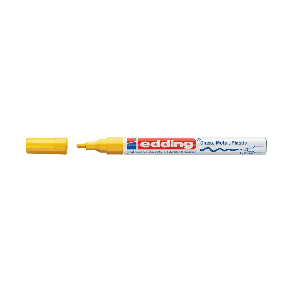 Edding 751 Paint Marker, Gul (1-2 mm)