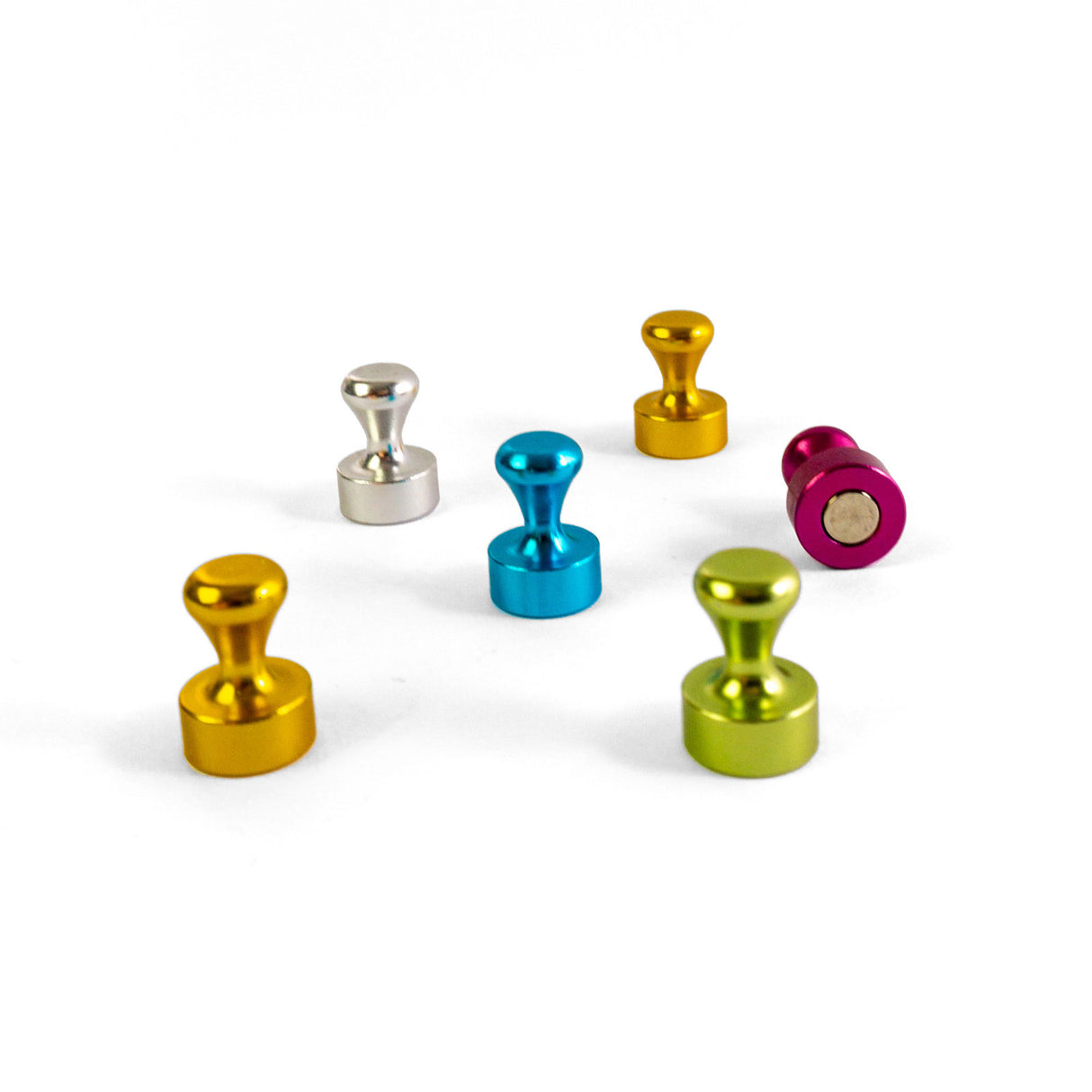 ELOX mix metall, 6 st - Kylskåpsmagneter