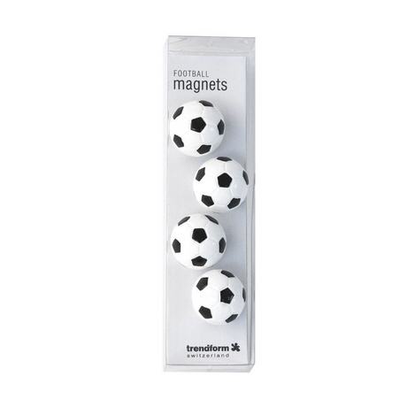 Fotbollsmagneter, 4 st - Sportsmagneter