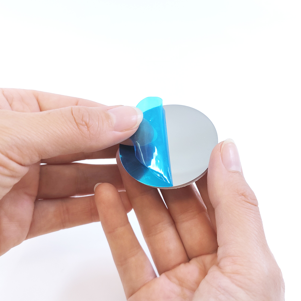 Metallplåtar, runda Ø45 mm (självhäftande) - 10 st