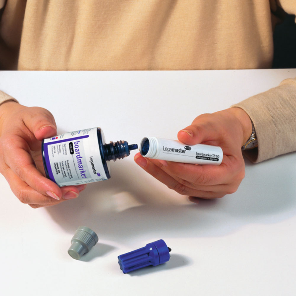 Legamaster refill bläck - Svart bläck för brädmarkörer