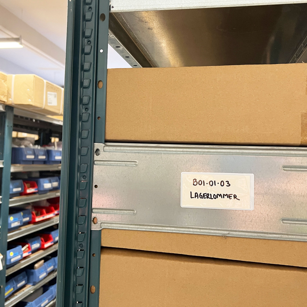 Magnetfickor, Vit 10x5 cm (10-pack)