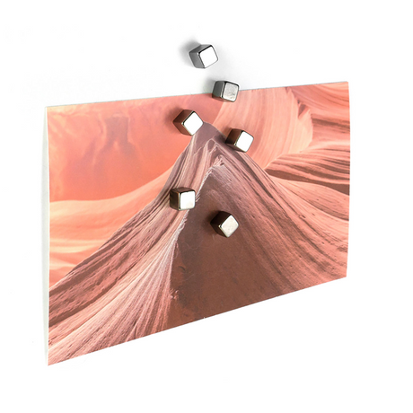 CUBE supermagneter 8x8x8 mm, 6-pack silver