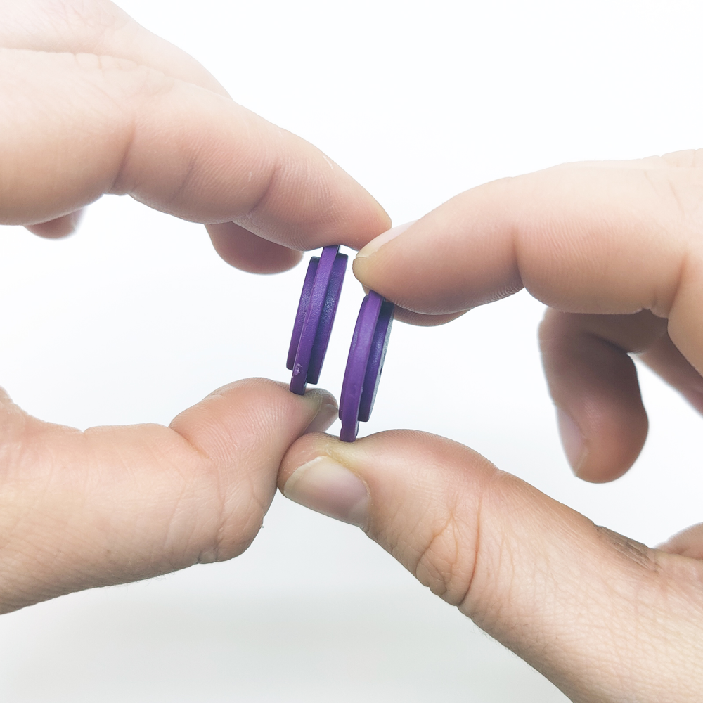 Magnetknapp rund Ø26 mm, Lila