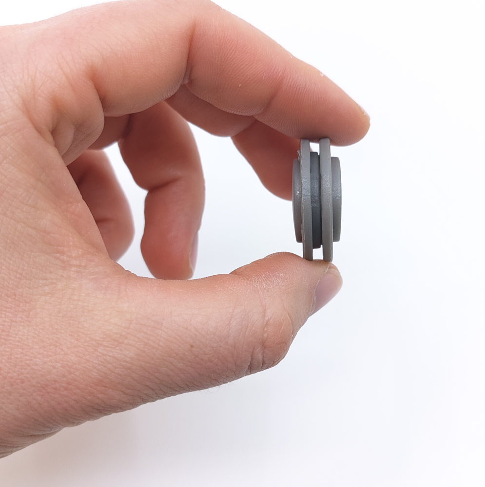 Magnetknapp rund Ø26 mm, Grå