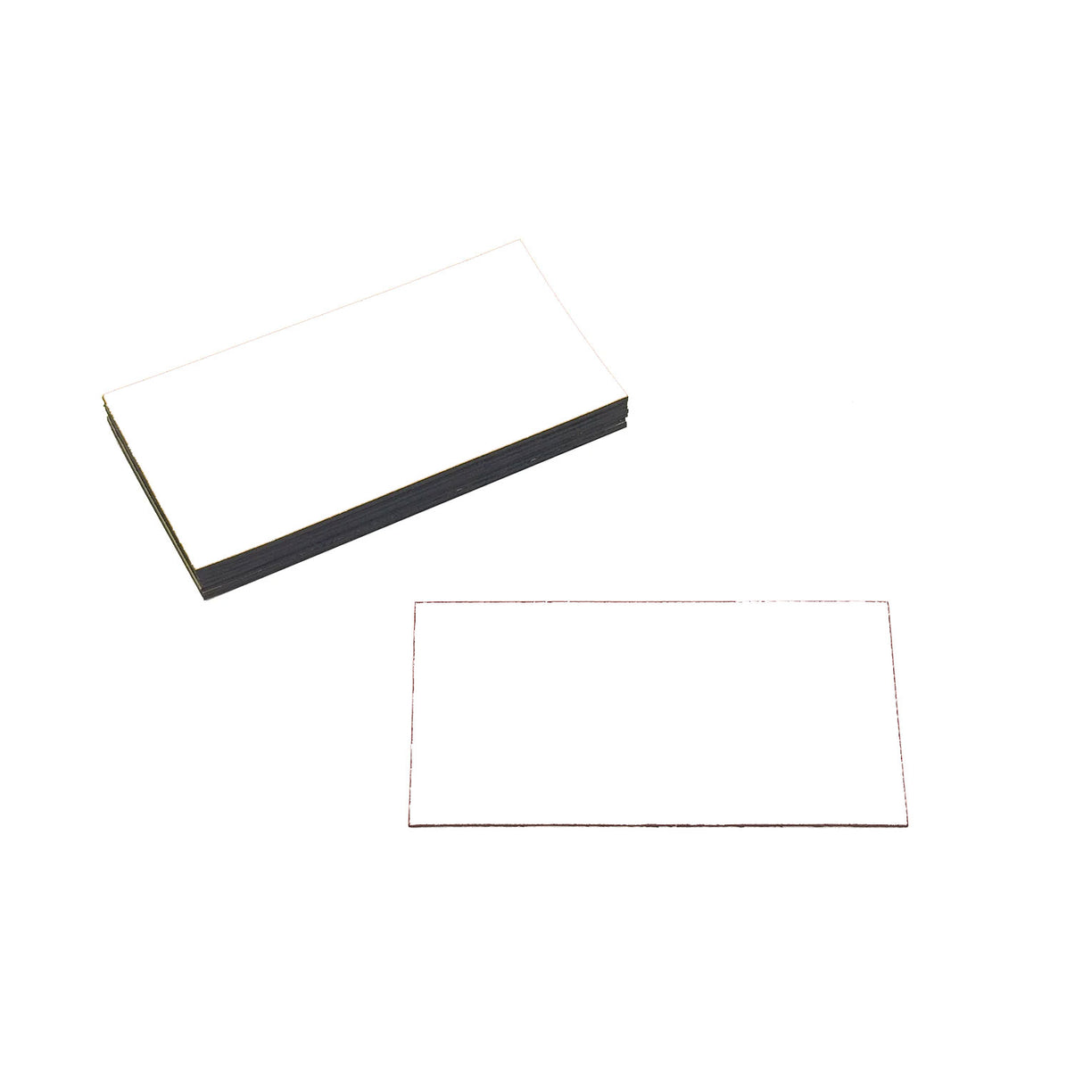 Magnet för lagerhyllor, Vit 8x4 cm.