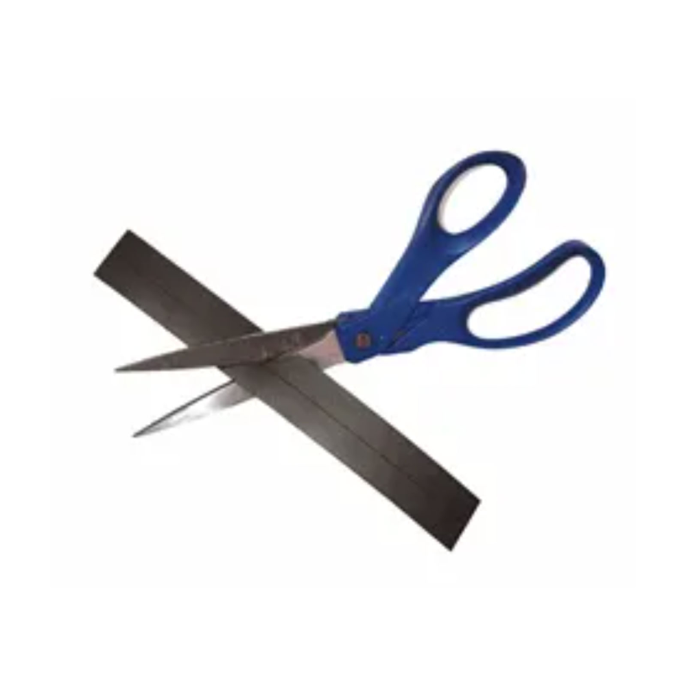 Magnetband Grått, 12 mm x 1 m - NORD & SYD