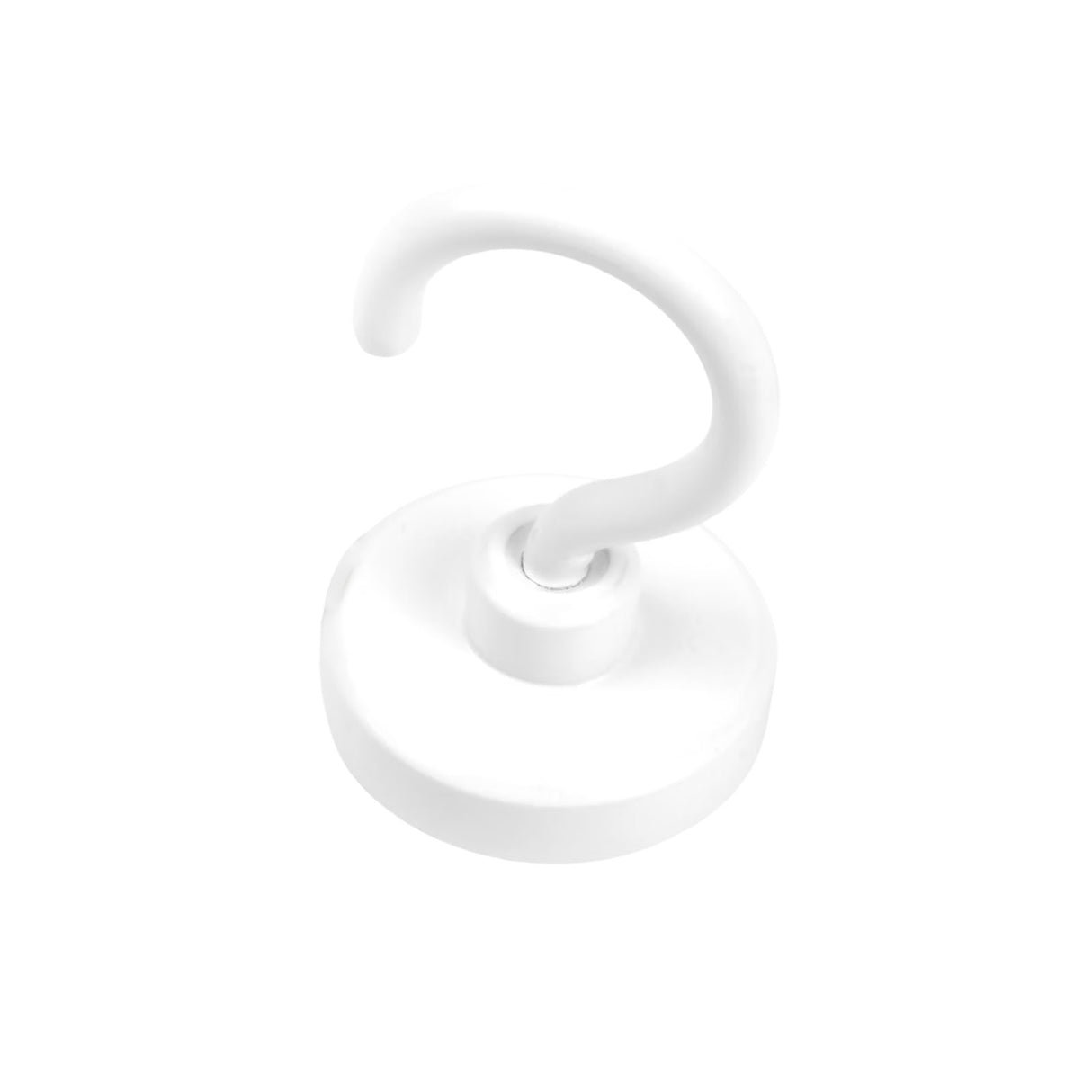 Krokmagnet Ø40 mm, Vit (neodymium)