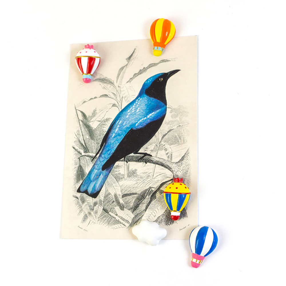 LUFTBALLONG magneter 5 st - kylskåpsmagneter