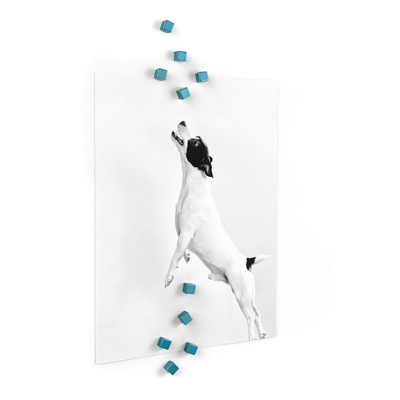 Färgade supermagneter 5x5x5 mm, 10-pack SKYBLUE Kylskåpsmagneter