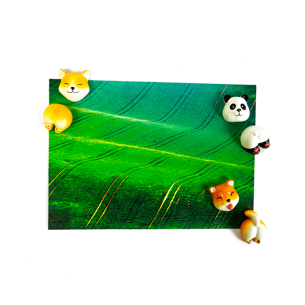 CUTE djur magneter, 6 st - Kylskåpsmagneter