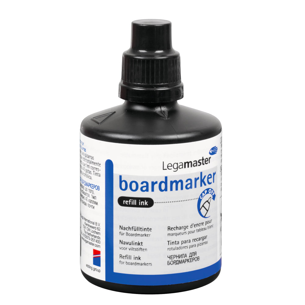 Legamaster refill bläck - Svart bläck för brädmarkörer