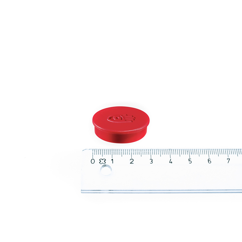 Legamaster Magnet, Röd Ø30 mm