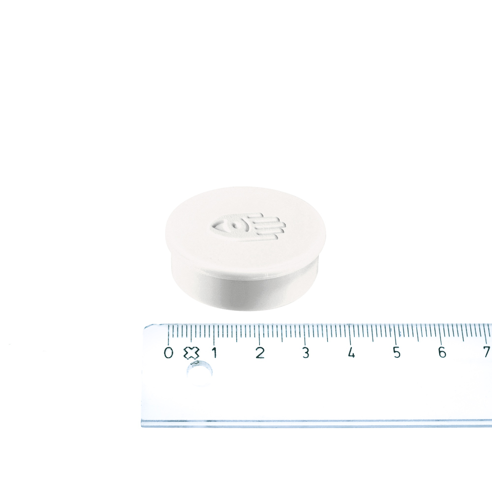 Legamaster Magnet, Vit Ø35 mm