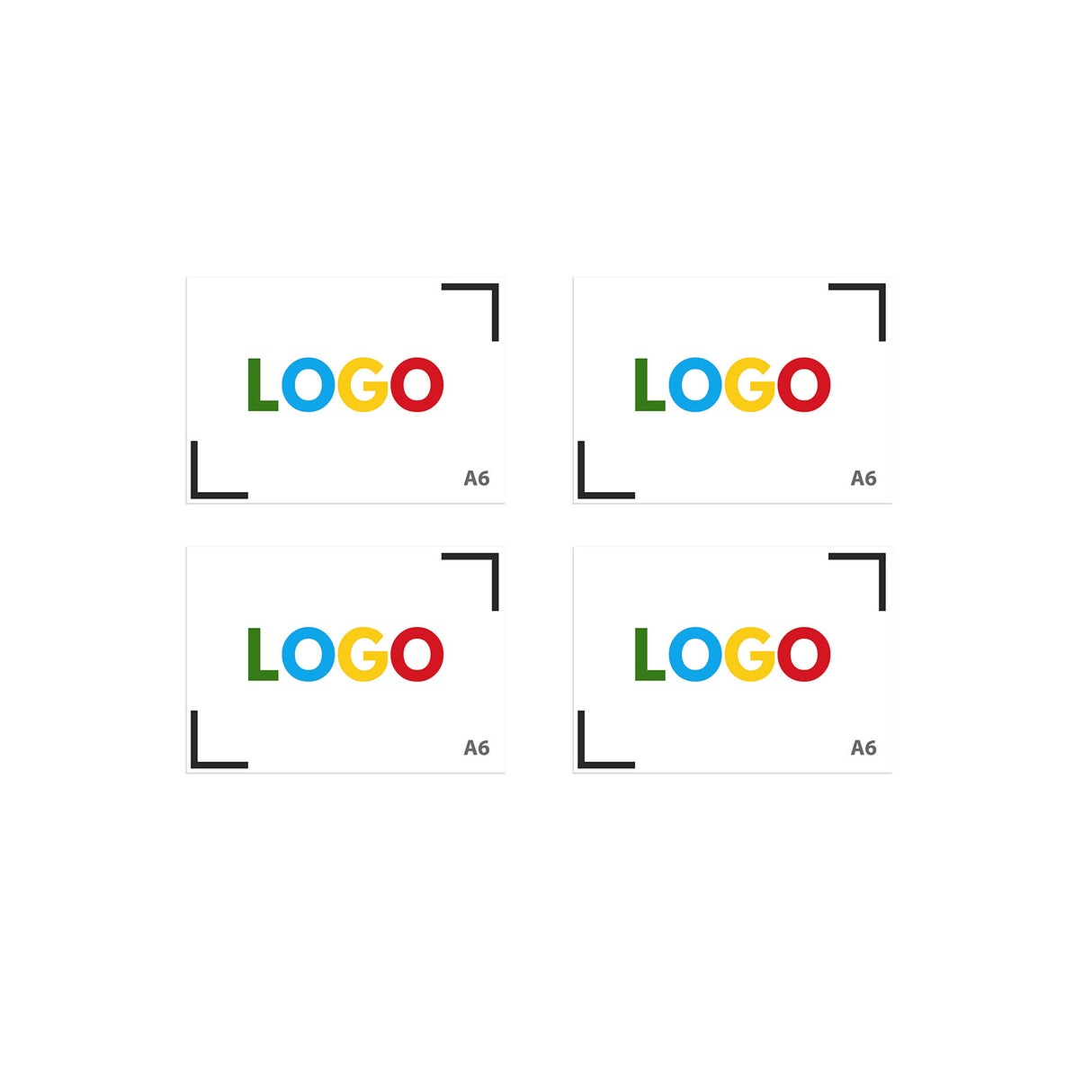 Magnet med logotryck A6 (1,0 mm)