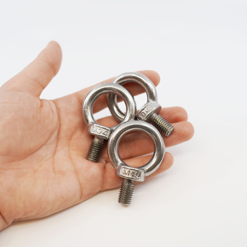 Krok med sluten ögla M10 - stark