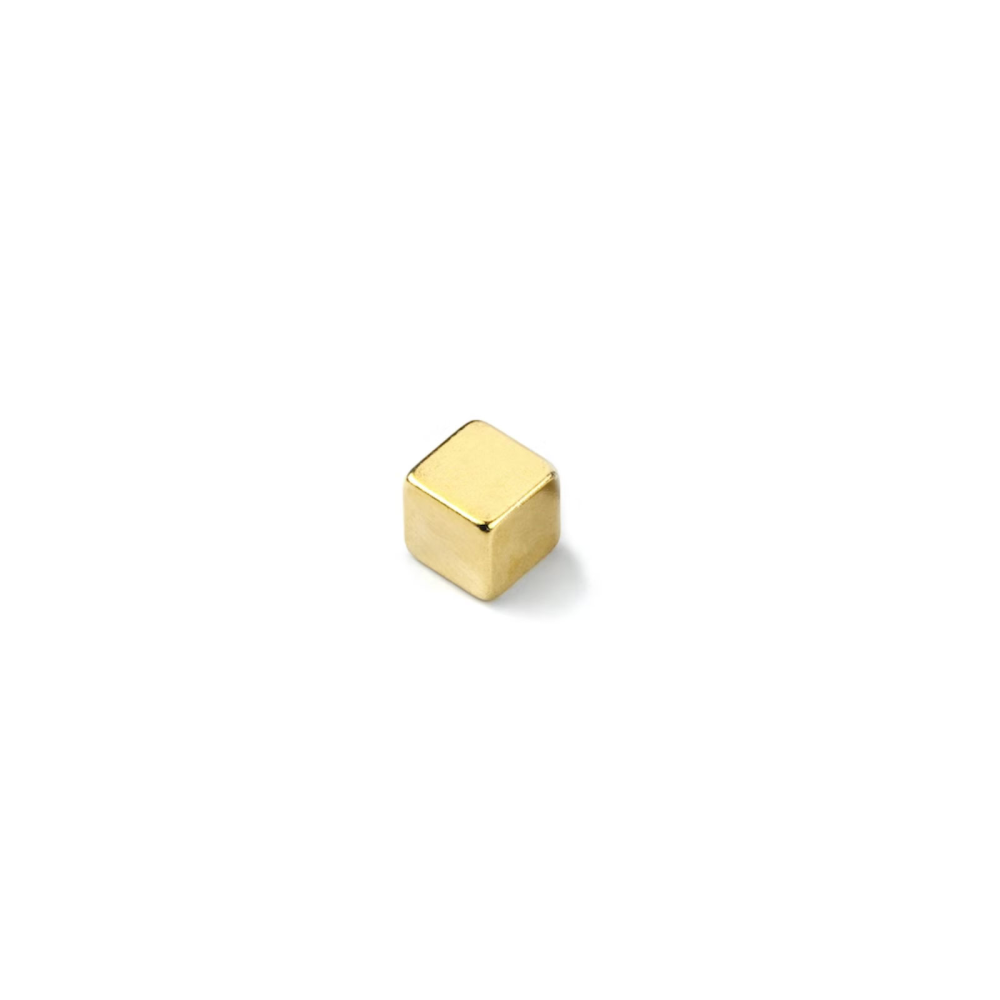 MagCube kubmagneter 5x5x5 mm, guld