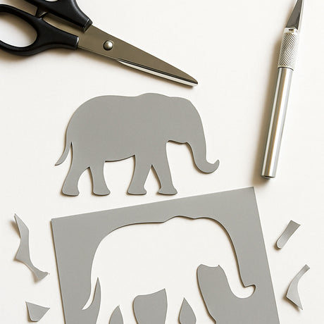 Magnetark Ljusgrå A4