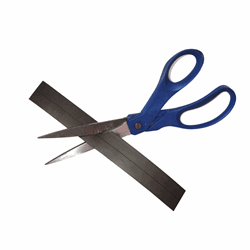 Magnetband Grått, 25 mm x 1 m