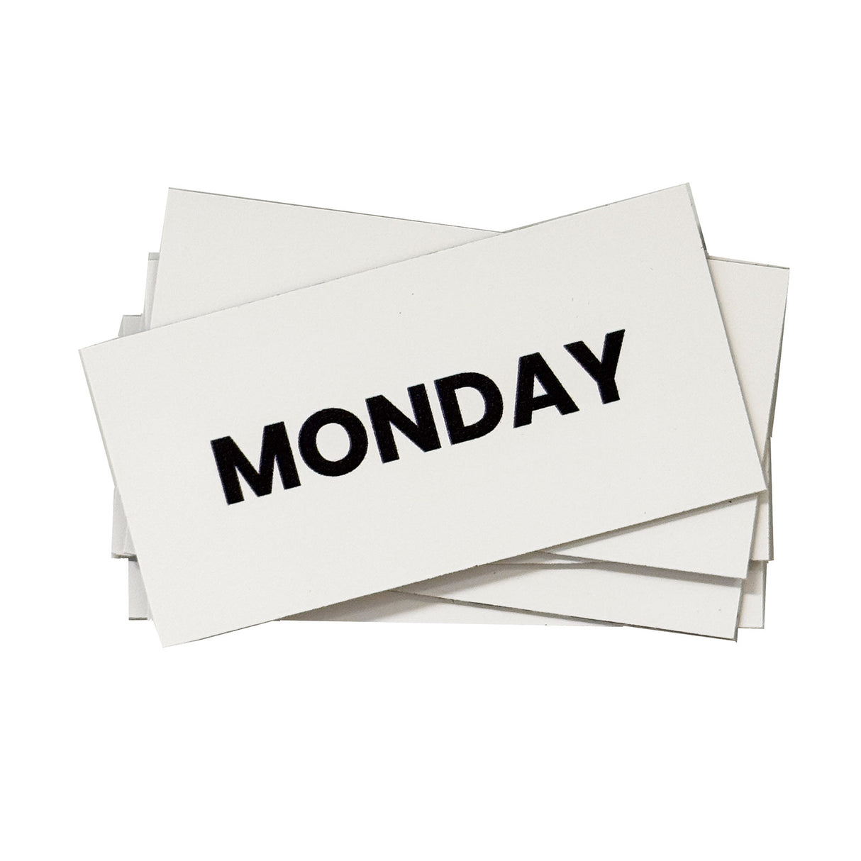 Veckodagar på engelska - Kylskåpsmagneter (7 st)