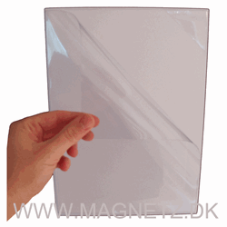 Magnetficka, Vit A4 m/trekantsstängning