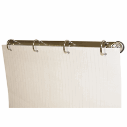 Magnetisk pärmmekanism D-form, 4-ring (för glastavlor)