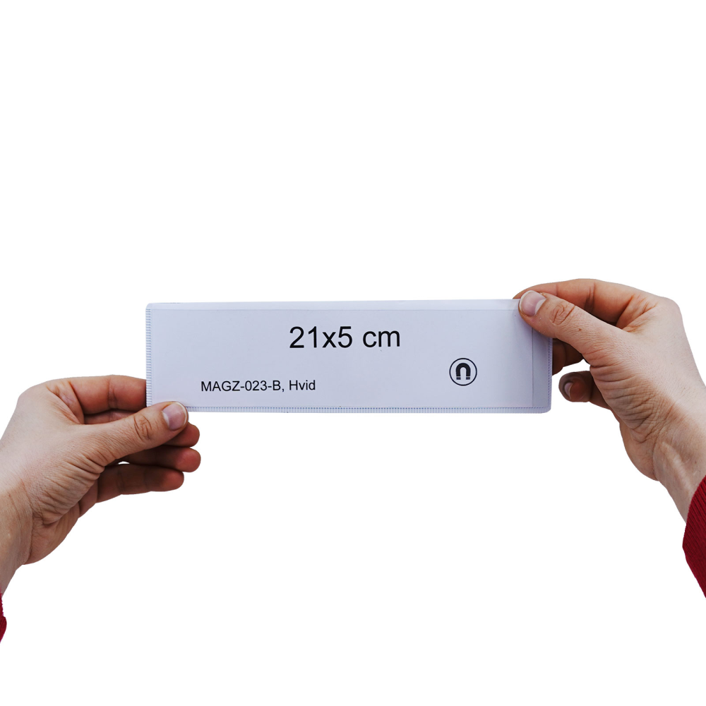 Magnetficka, Vit 21x5 cm