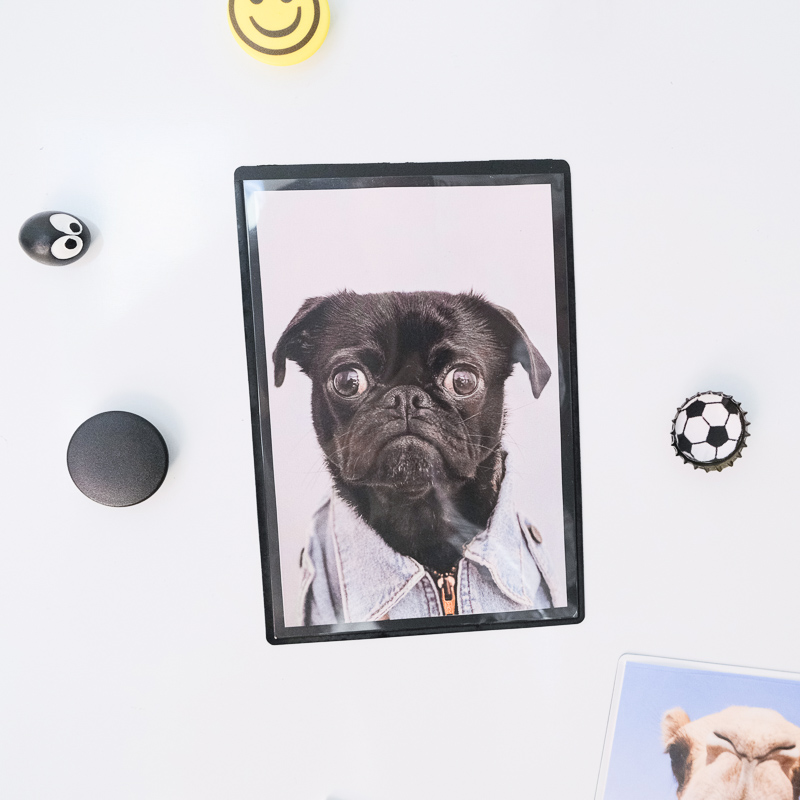 Magnetficka, Svart 10x15 cm A6