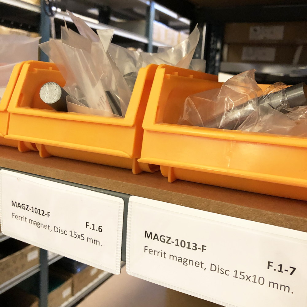 Magnetficka, Vit 11x4,5 cm