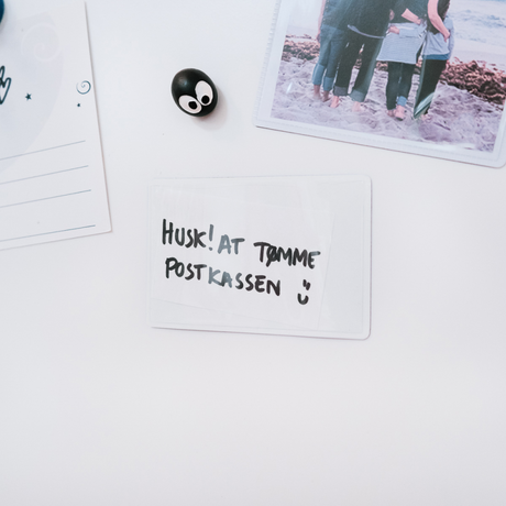 Magnetficka, Vit 9x6 cm