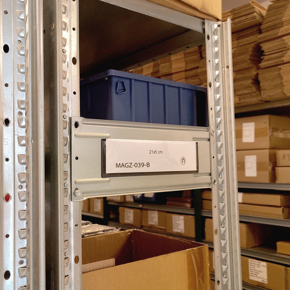 Magnetficka Svart, 21x5 cm