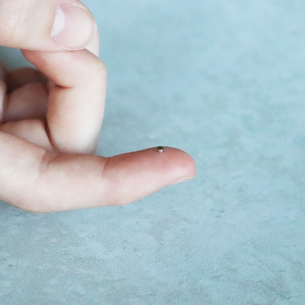 Supermagnet 2x1 mm, Skiva