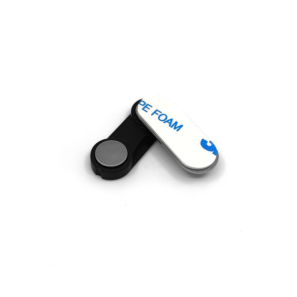 Magnetisk namnbricka m. stålplåt 3,3 cm